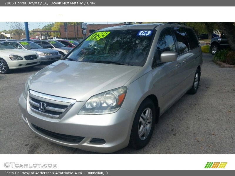 Ocean Mist Metallic / Gray 2006 Honda Odyssey EX