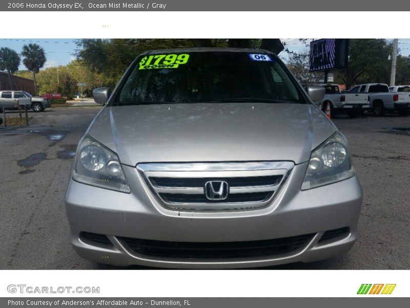 Ocean Mist Metallic / Gray 2006 Honda Odyssey EX