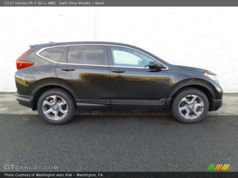 Dark Olive Metallic / Black 2017 Honda CR-V EX-L AWD