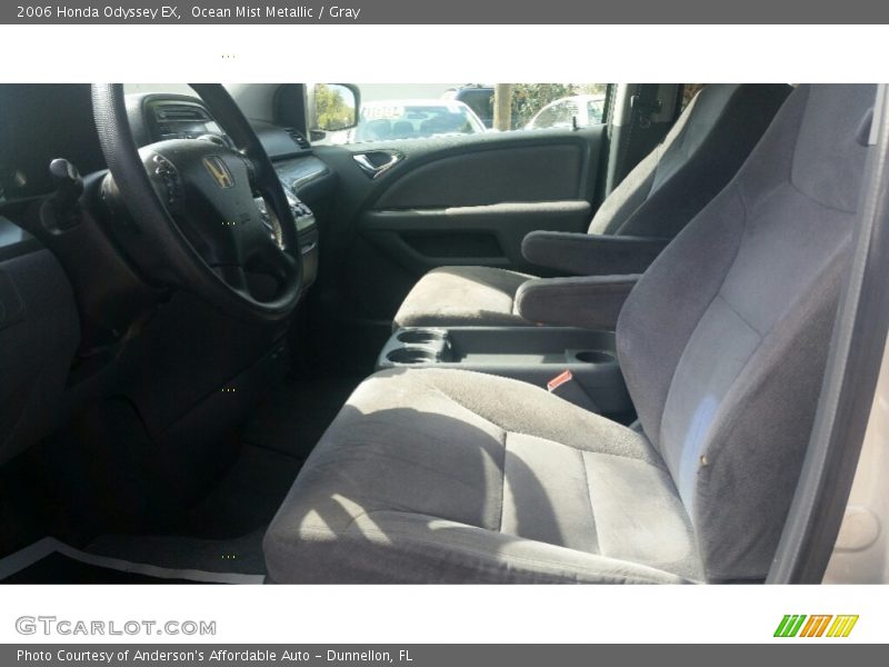 Ocean Mist Metallic / Gray 2006 Honda Odyssey EX