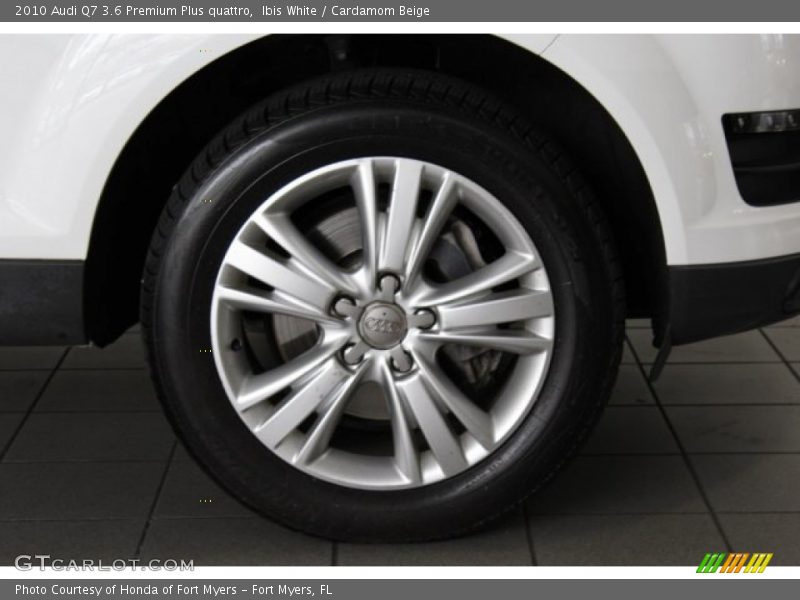 Ibis White / Cardamom Beige 2010 Audi Q7 3.6 Premium Plus quattro