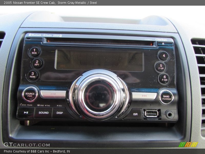 Storm Gray Metallic / Steel 2005 Nissan Frontier SE Crew Cab