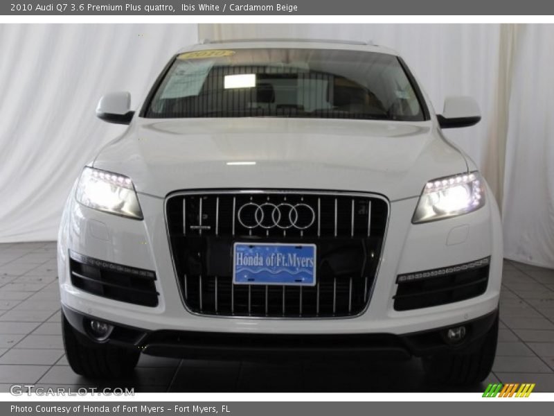 Ibis White / Cardamom Beige 2010 Audi Q7 3.6 Premium Plus quattro