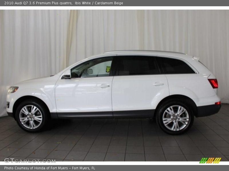 Ibis White / Cardamom Beige 2010 Audi Q7 3.6 Premium Plus quattro