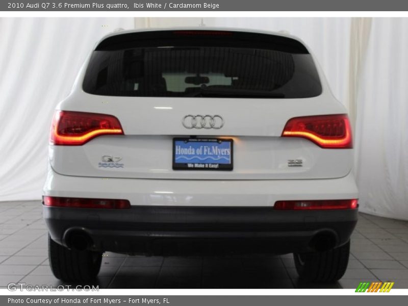 Ibis White / Cardamom Beige 2010 Audi Q7 3.6 Premium Plus quattro