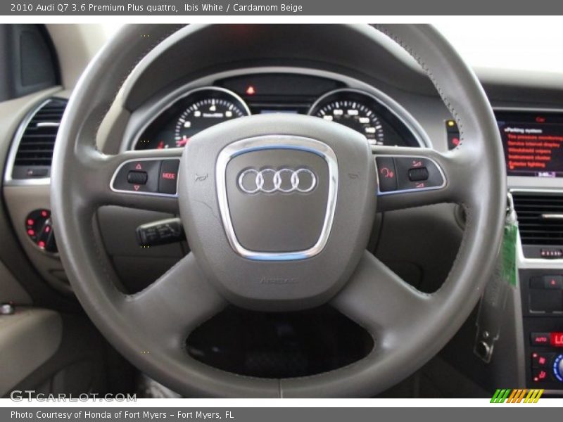 Ibis White / Cardamom Beige 2010 Audi Q7 3.6 Premium Plus quattro