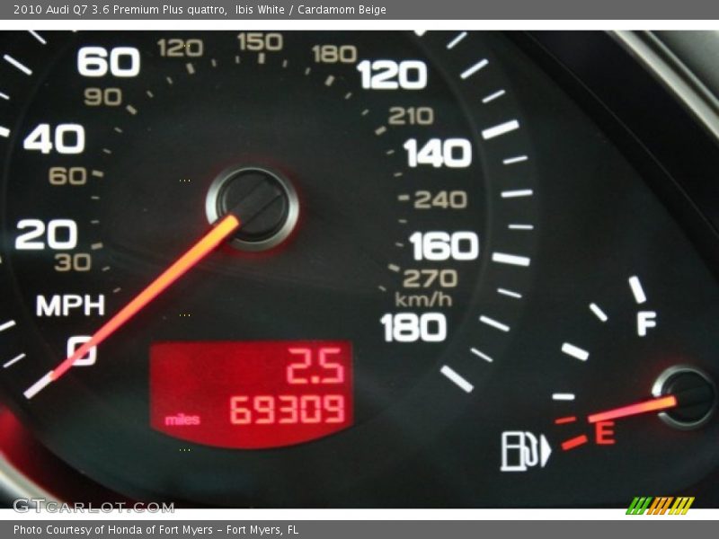 Ibis White / Cardamom Beige 2010 Audi Q7 3.6 Premium Plus quattro