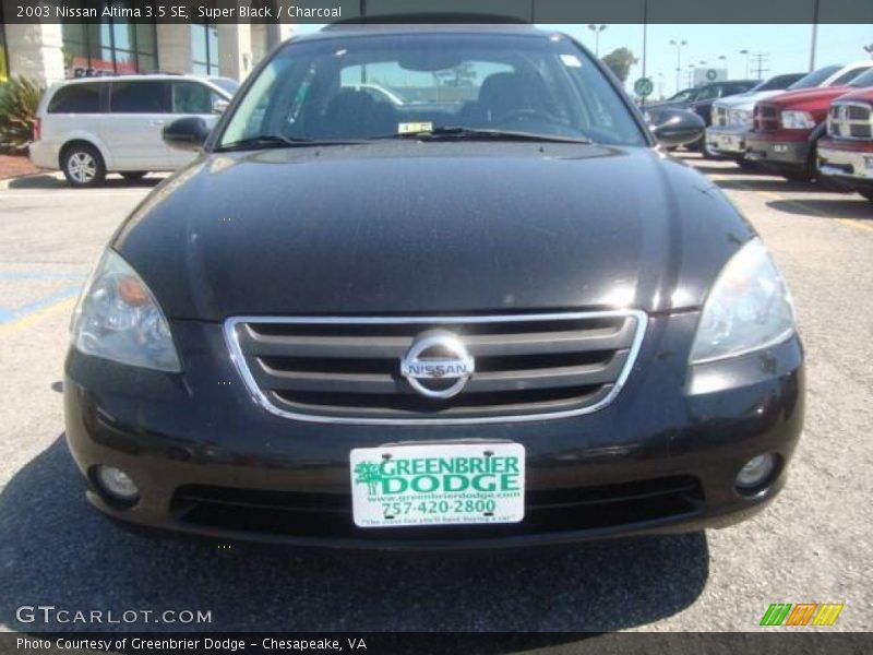 Super Black / Charcoal 2003 Nissan Altima 3.5 SE