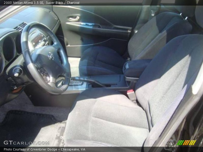 Super Black / Charcoal 2003 Nissan Altima 3.5 SE