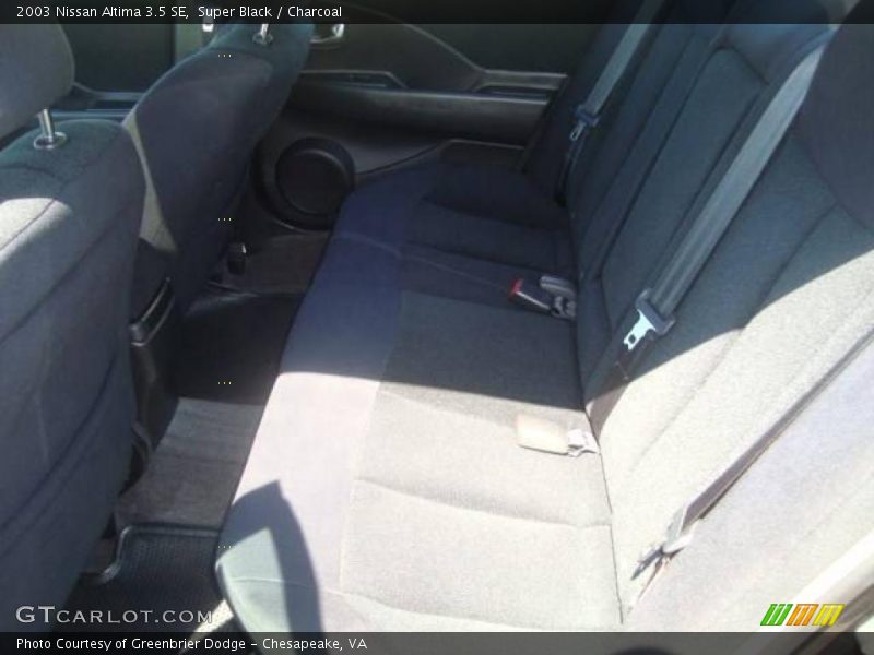 Super Black / Charcoal 2003 Nissan Altima 3.5 SE
