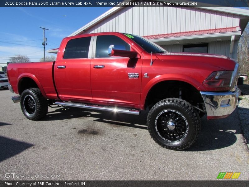 Front 3/4 View of 2010 Ram 3500 Laramie Crew Cab 4x4