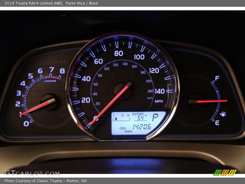 Pyrite Mica / Black 2014 Toyota RAV4 Limited AWD