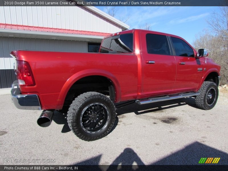 Inferno Red Crystal Pearl / Dark Slate/Medium Graystone 2010 Dodge Ram 3500 Laramie Crew Cab 4x4