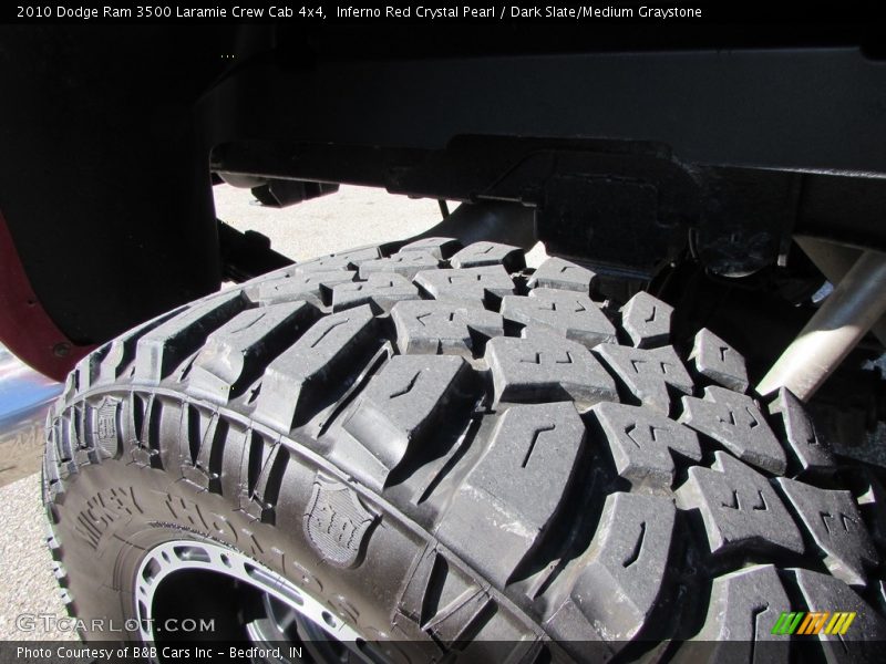 Inferno Red Crystal Pearl / Dark Slate/Medium Graystone 2010 Dodge Ram 3500 Laramie Crew Cab 4x4