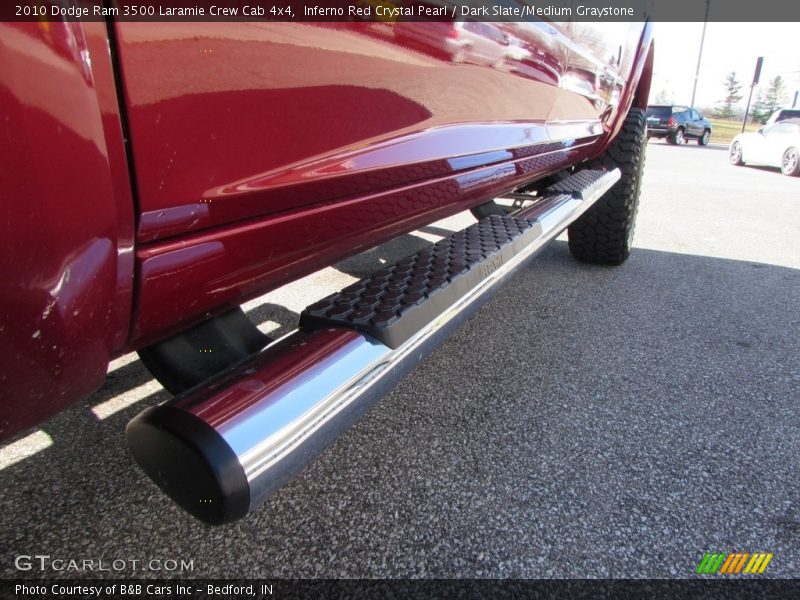 Inferno Red Crystal Pearl / Dark Slate/Medium Graystone 2010 Dodge Ram 3500 Laramie Crew Cab 4x4