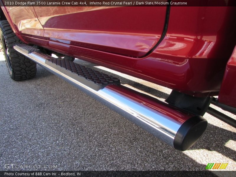 Inferno Red Crystal Pearl / Dark Slate/Medium Graystone 2010 Dodge Ram 3500 Laramie Crew Cab 4x4