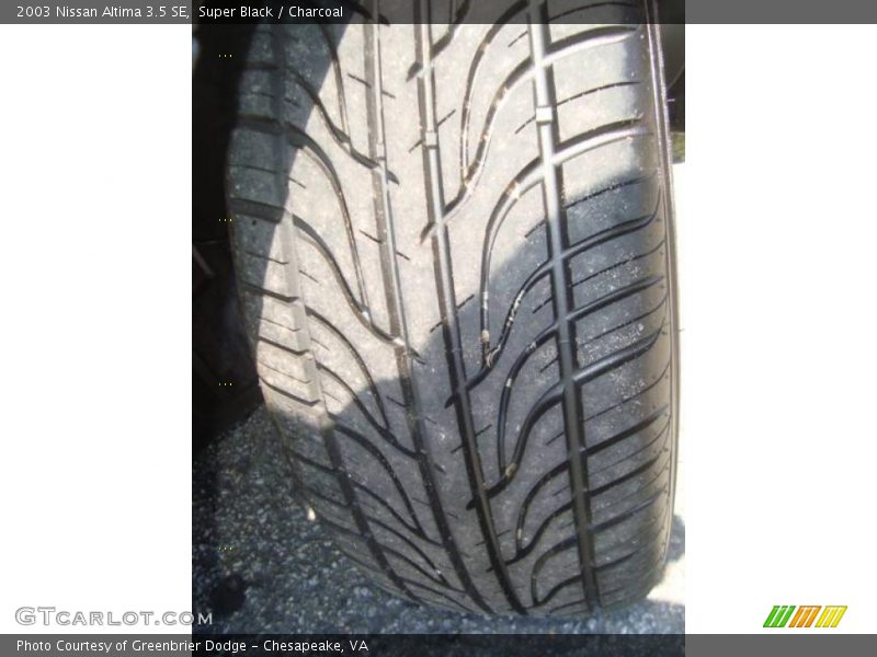 Super Black / Charcoal 2003 Nissan Altima 3.5 SE