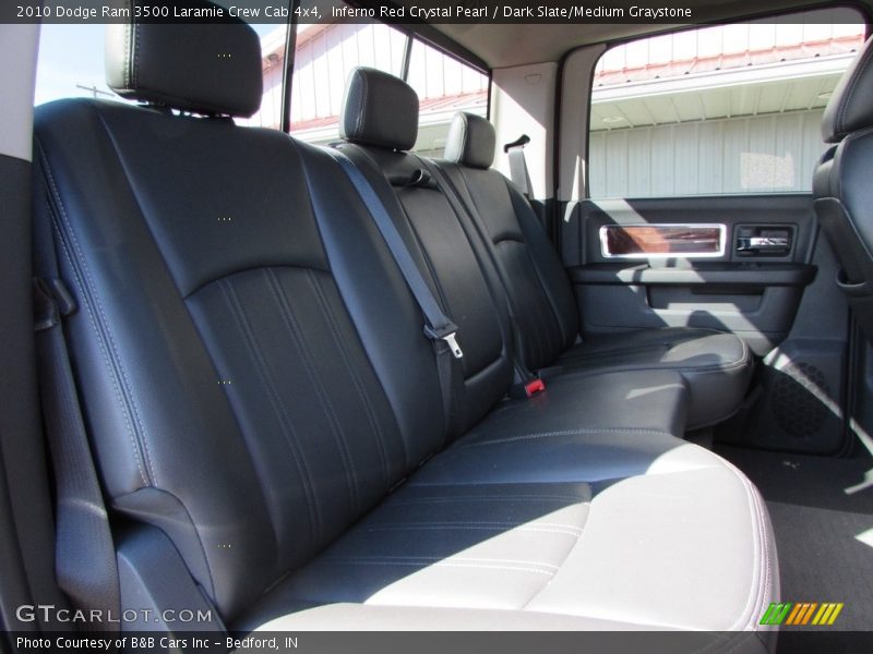 Inferno Red Crystal Pearl / Dark Slate/Medium Graystone 2010 Dodge Ram 3500 Laramie Crew Cab 4x4
