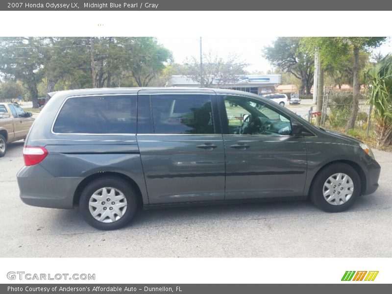 Midnight Blue Pearl / Gray 2007 Honda Odyssey LX