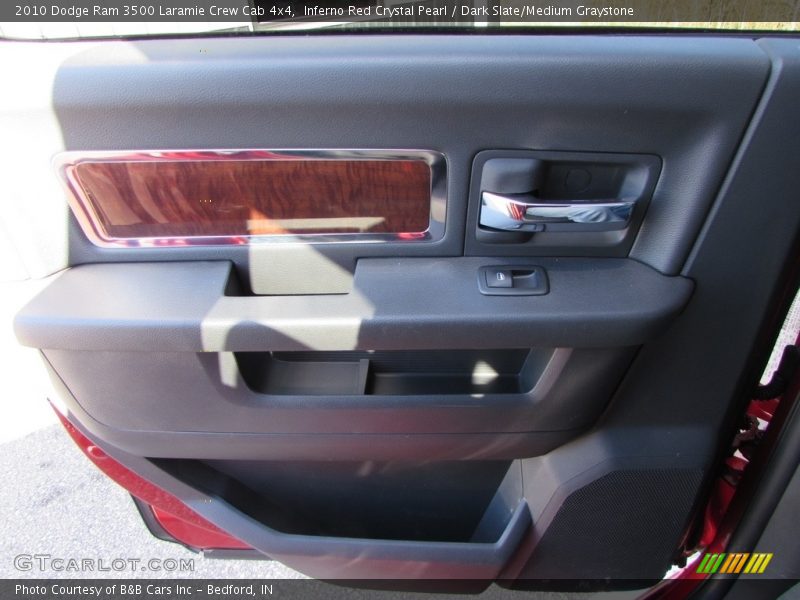Inferno Red Crystal Pearl / Dark Slate/Medium Graystone 2010 Dodge Ram 3500 Laramie Crew Cab 4x4