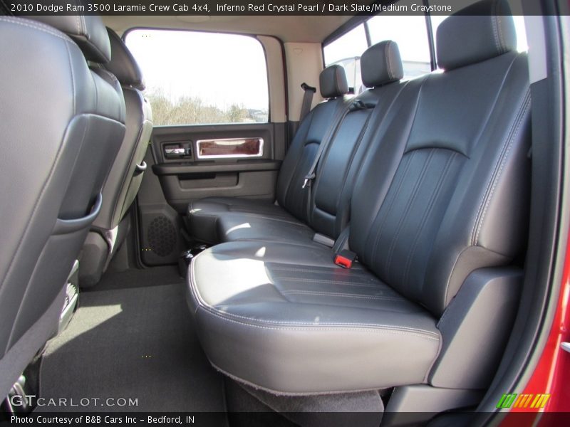 Inferno Red Crystal Pearl / Dark Slate/Medium Graystone 2010 Dodge Ram 3500 Laramie Crew Cab 4x4
