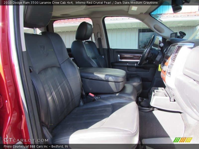 Inferno Red Crystal Pearl / Dark Slate/Medium Graystone 2010 Dodge Ram 3500 Laramie Crew Cab 4x4