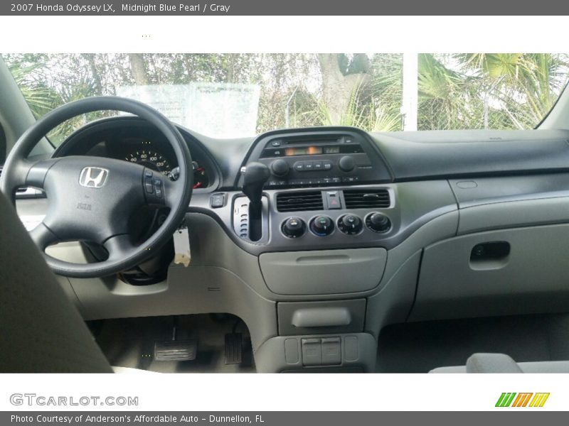 Midnight Blue Pearl / Gray 2007 Honda Odyssey LX