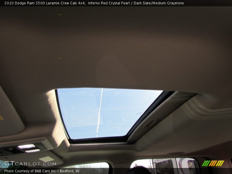 Inferno Red Crystal Pearl / Dark Slate/Medium Graystone 2010 Dodge Ram 3500 Laramie Crew Cab 4x4