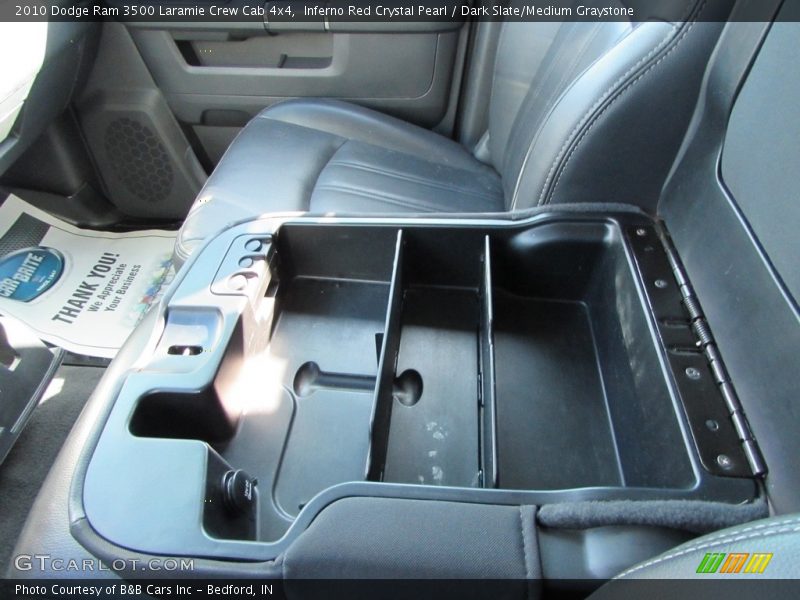 Inferno Red Crystal Pearl / Dark Slate/Medium Graystone 2010 Dodge Ram 3500 Laramie Crew Cab 4x4