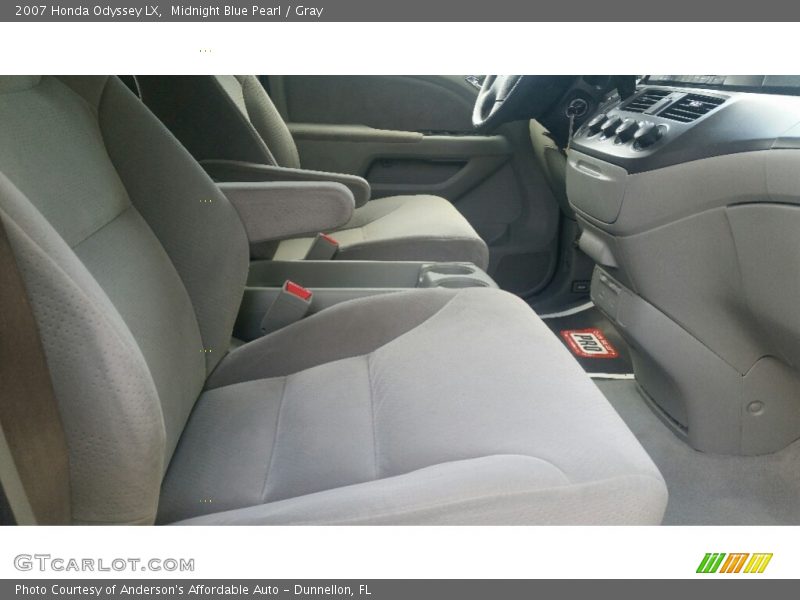 Midnight Blue Pearl / Gray 2007 Honda Odyssey LX