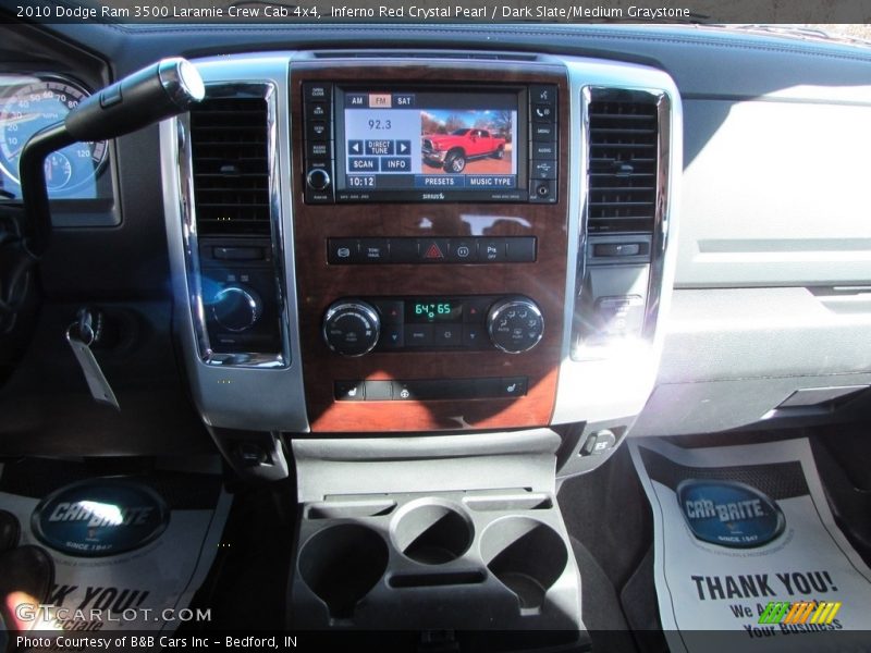 Inferno Red Crystal Pearl / Dark Slate/Medium Graystone 2010 Dodge Ram 3500 Laramie Crew Cab 4x4