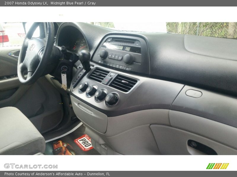 Midnight Blue Pearl / Gray 2007 Honda Odyssey LX