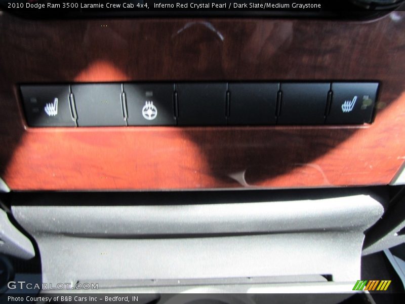 Inferno Red Crystal Pearl / Dark Slate/Medium Graystone 2010 Dodge Ram 3500 Laramie Crew Cab 4x4