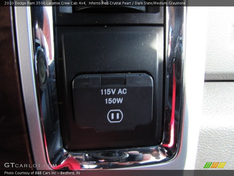 Inferno Red Crystal Pearl / Dark Slate/Medium Graystone 2010 Dodge Ram 3500 Laramie Crew Cab 4x4