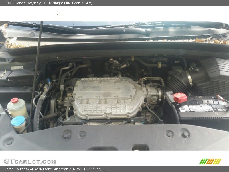 Midnight Blue Pearl / Gray 2007 Honda Odyssey LX