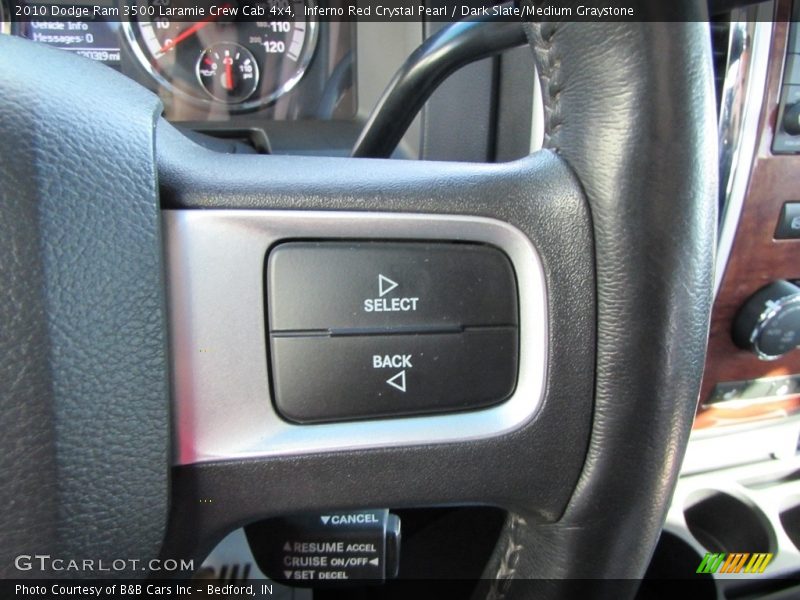 Inferno Red Crystal Pearl / Dark Slate/Medium Graystone 2010 Dodge Ram 3500 Laramie Crew Cab 4x4