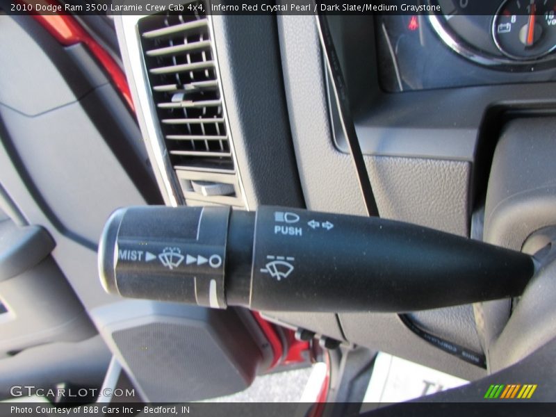 Inferno Red Crystal Pearl / Dark Slate/Medium Graystone 2010 Dodge Ram 3500 Laramie Crew Cab 4x4