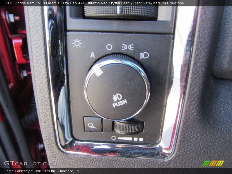 Inferno Red Crystal Pearl / Dark Slate/Medium Graystone 2010 Dodge Ram 3500 Laramie Crew Cab 4x4