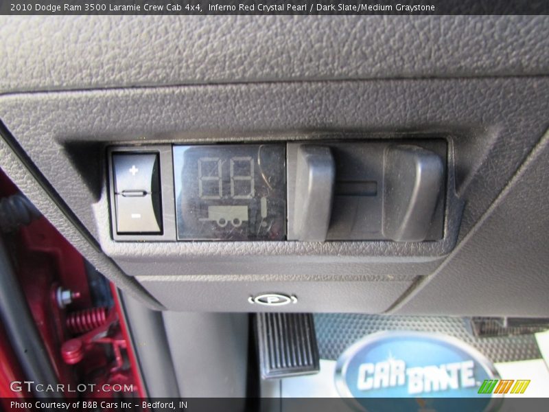 Inferno Red Crystal Pearl / Dark Slate/Medium Graystone 2010 Dodge Ram 3500 Laramie Crew Cab 4x4