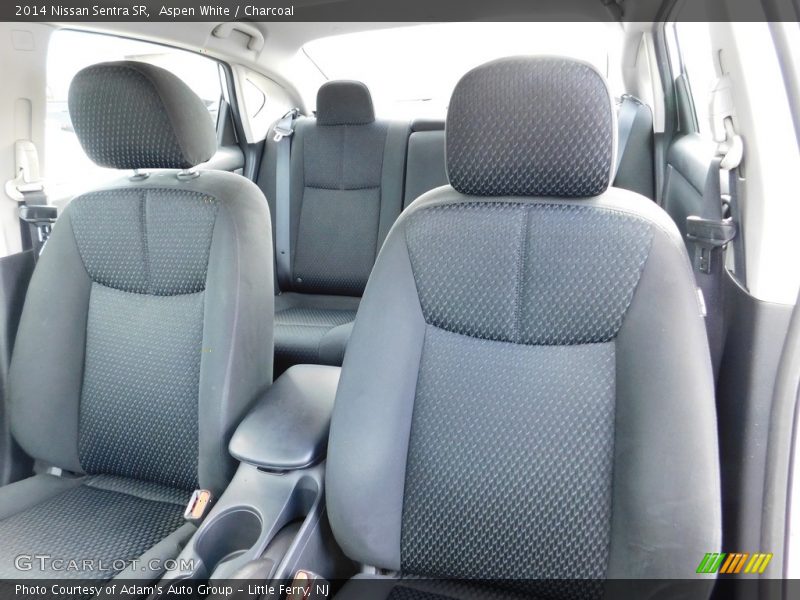 Aspen White / Charcoal 2014 Nissan Sentra SR