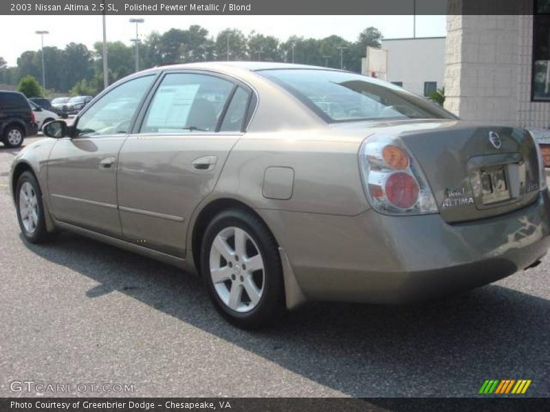Polished Pewter Metallic / Blond 2003 Nissan Altima 2.5 SL
