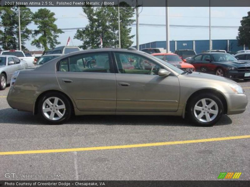 Polished Pewter Metallic / Blond 2003 Nissan Altima 2.5 SL