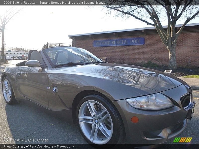 Sepang Bronze Metallic / Light Sepang Bronze 2006 BMW M Roadster