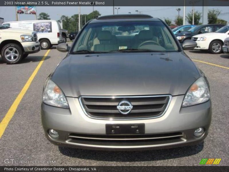 Polished Pewter Metallic / Blond 2003 Nissan Altima 2.5 SL