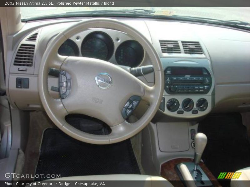 Polished Pewter Metallic / Blond 2003 Nissan Altima 2.5 SL