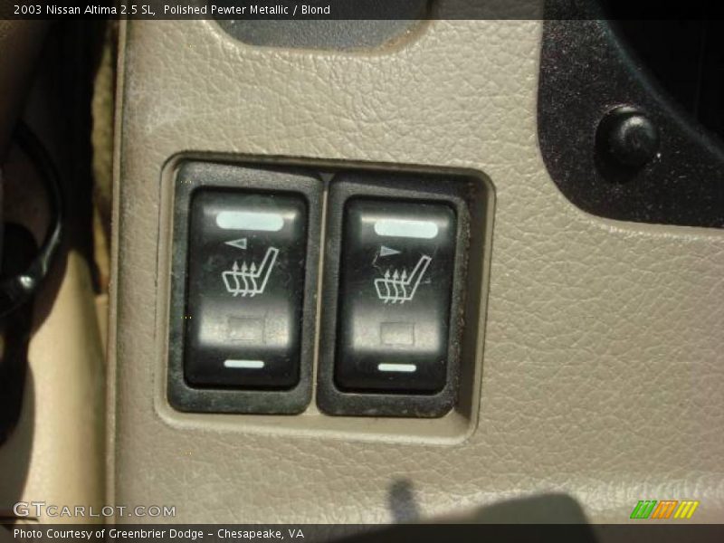 Polished Pewter Metallic / Blond 2003 Nissan Altima 2.5 SL