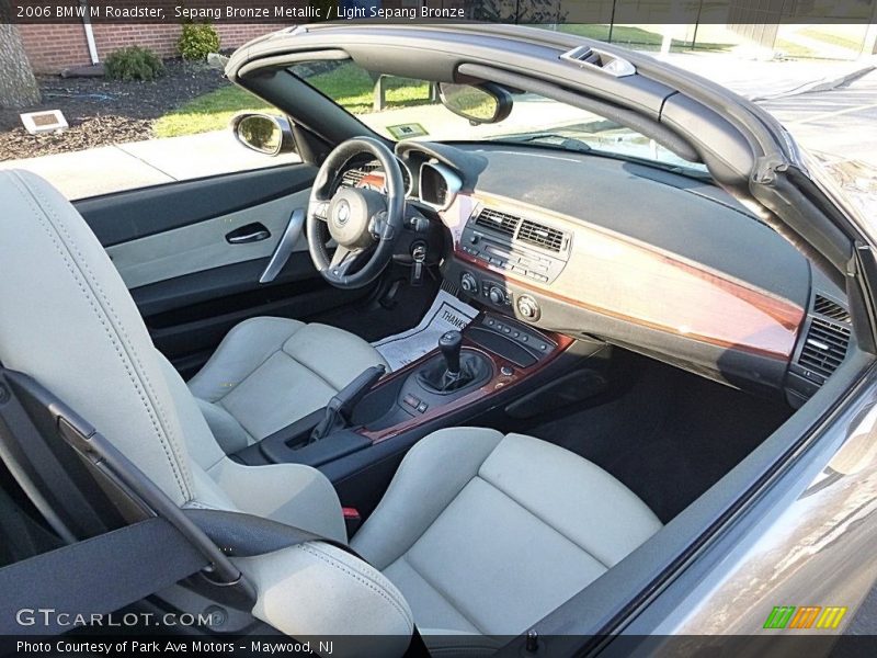  2006 M Roadster Light Sepang Bronze Interior