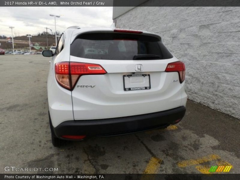White Orchid Pearl / Gray 2017 Honda HR-V EX-L AWD