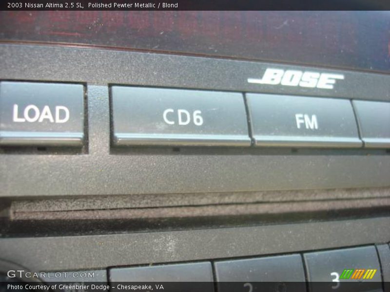Polished Pewter Metallic / Blond 2003 Nissan Altima 2.5 SL