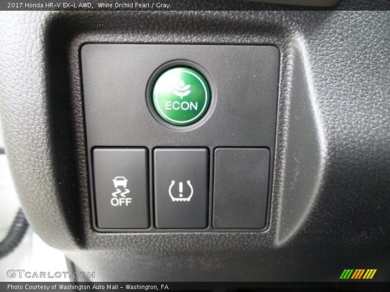White Orchid Pearl / Gray 2017 Honda HR-V EX-L AWD